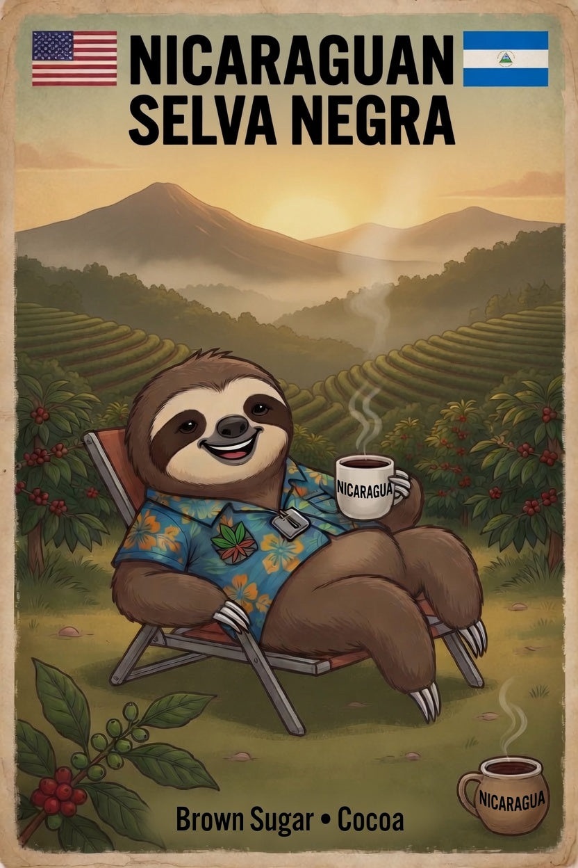 Nicaraguan Selva Negra – Lazy Sloth Coffee